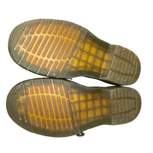 Doc Martens Women’s White Leather Combat Boots Lace Up Air Wair Size 5 - Picture 3 of 9